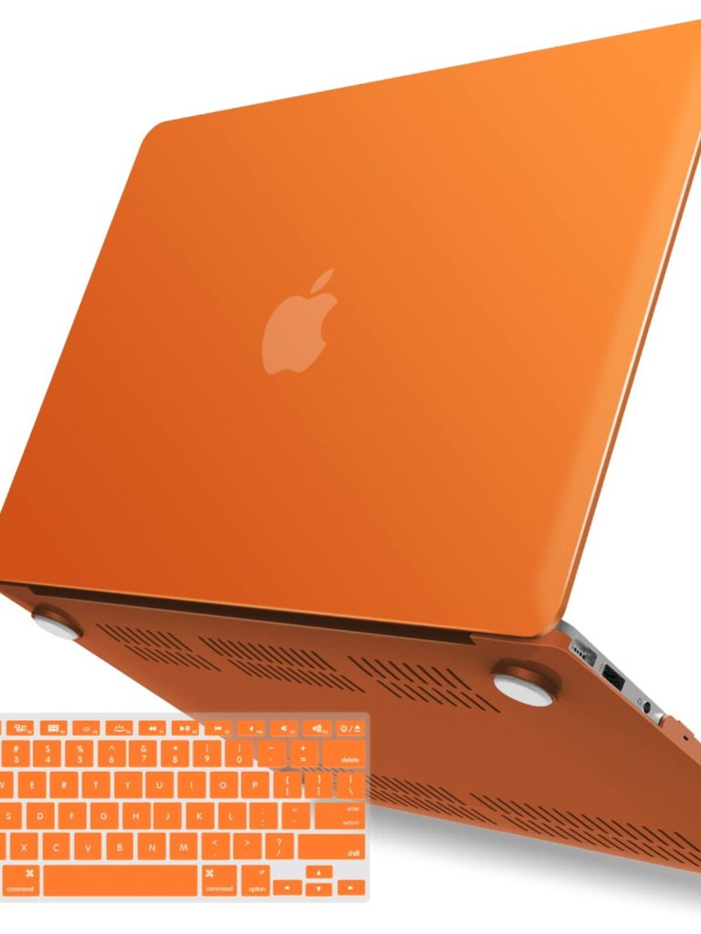 Orange Hard Shell Case with Keyboard Cover